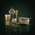 Matcha Tee Set – Vollständiges Zeremonie-Set aus Bambus & Keramik
