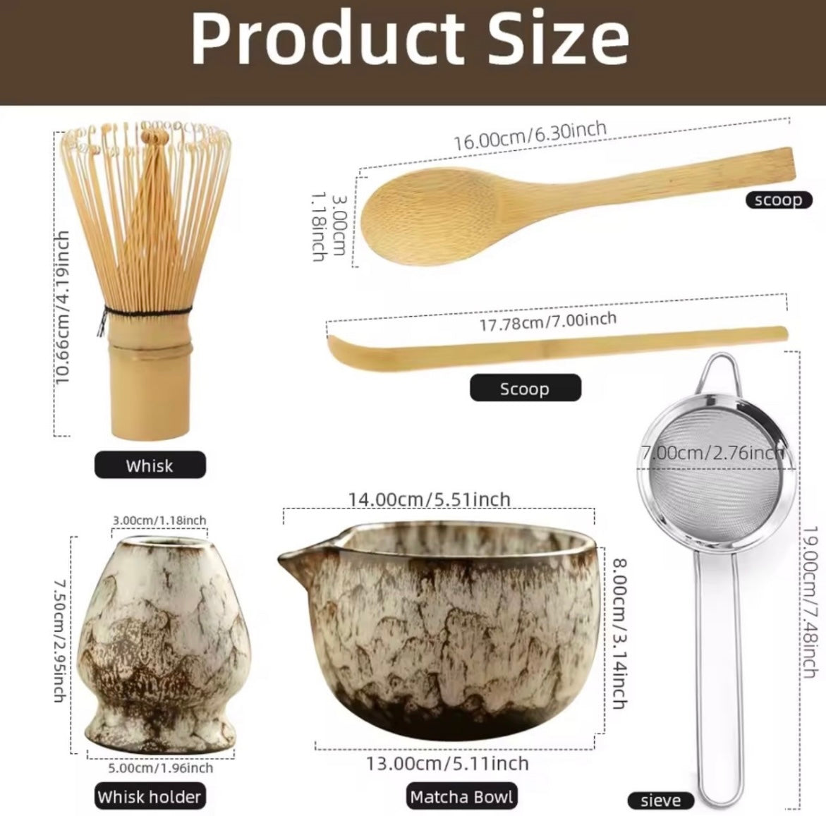 Matcha Tee Set – Vollständiges Zeremonie-Set aus Bambus & Keramik