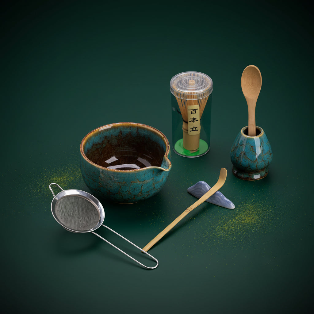 4-teiliges Matcha Quirl Set – für echten Teegenuss !